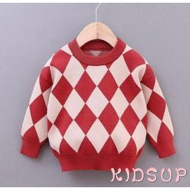 Áo Sweater Dệt Kim Chất Liệu Cotton% 0020 Cho Bé