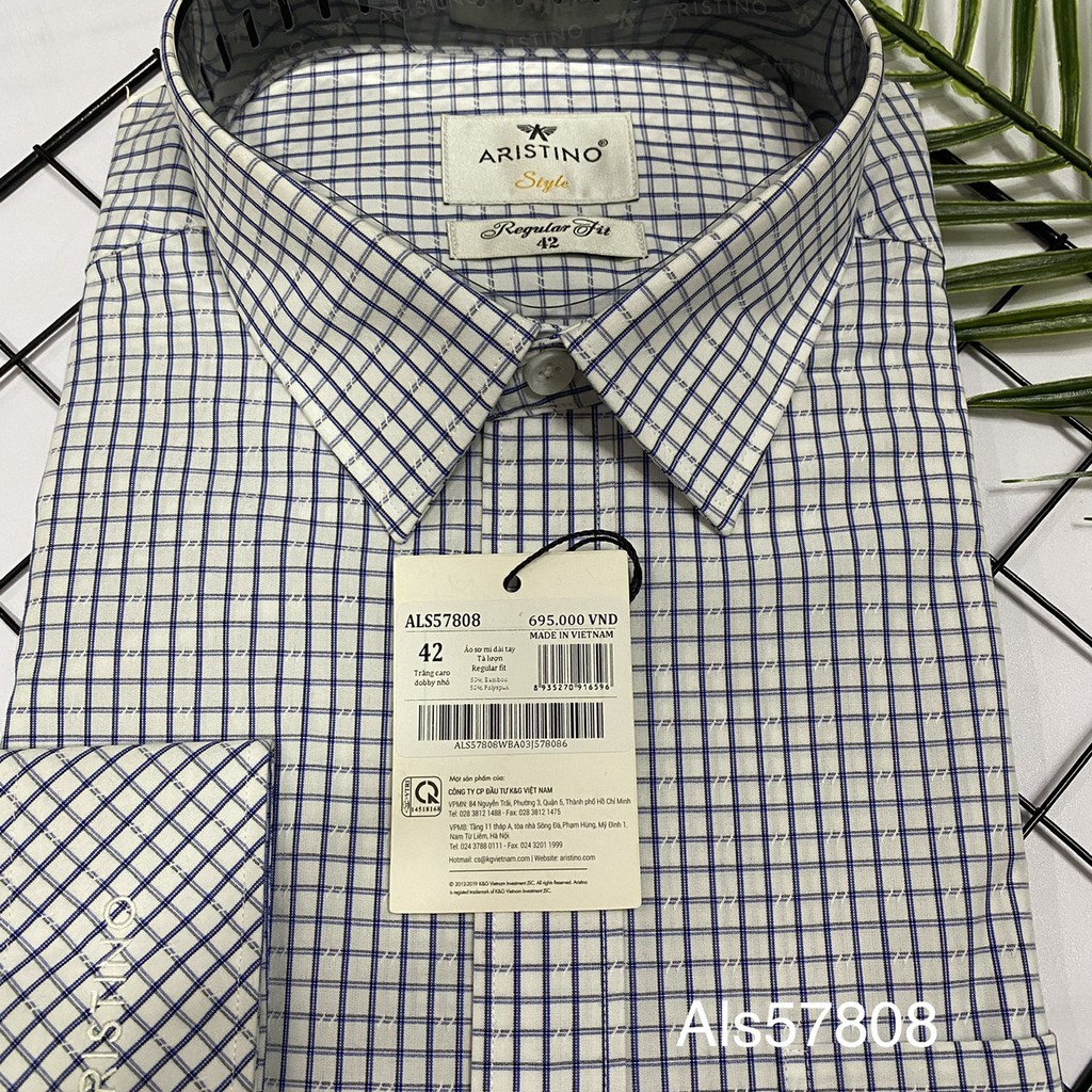 Áo Sơ Mi Nam Dài Tay Aristino – ALS53808,  ALS57808, ALS54308, ALS10508 Kháng Tia UV, Ít Nhăn, Mềm Mát