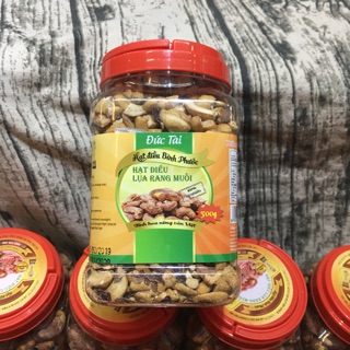 500g hạt điều rang muối Đức Tài vỡ đôi ba