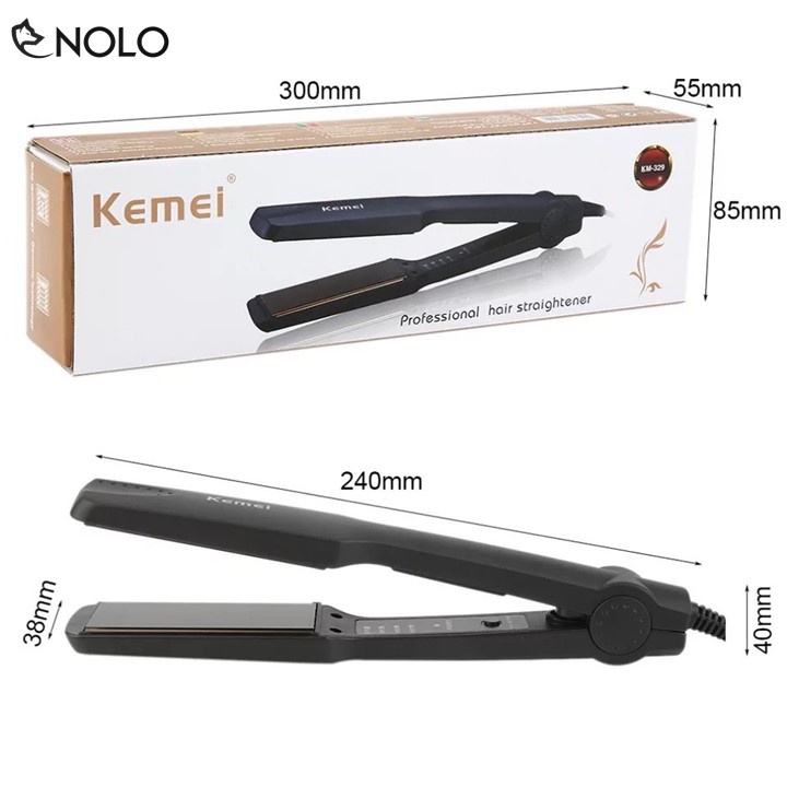 Máy Ép Tóc Kemei - Máy Duỗi Tóc Mini Tiện Dụng