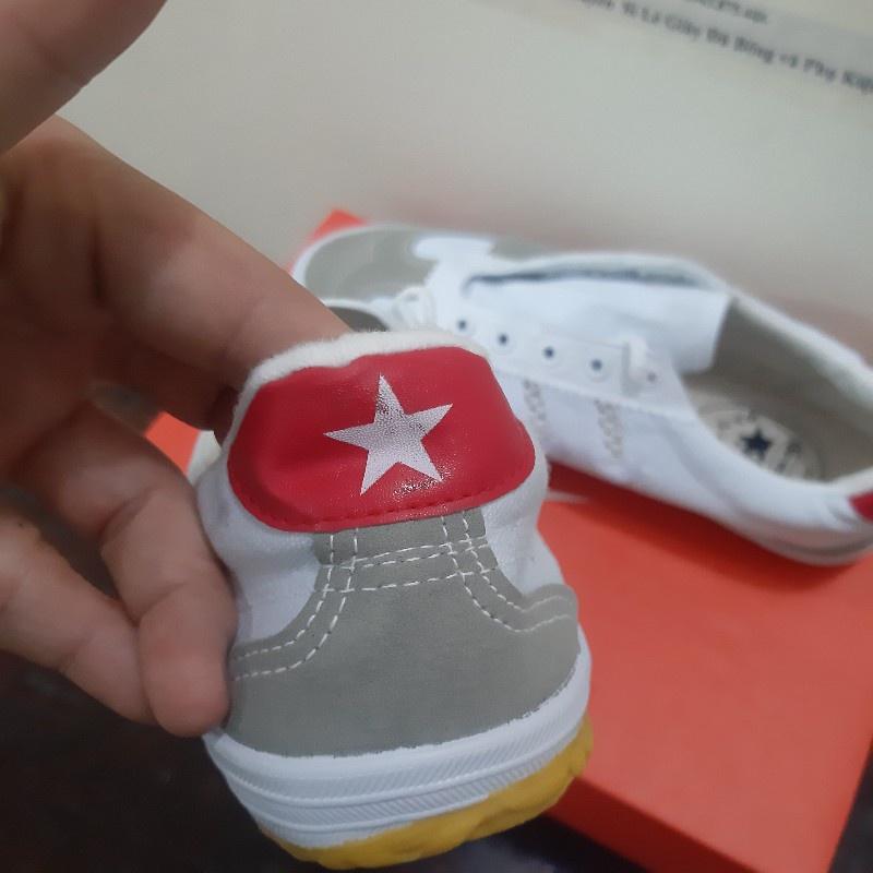 Giày Đá Bóng Ba Ta Ngôi Sao, Mũi Da, Đế Mềm