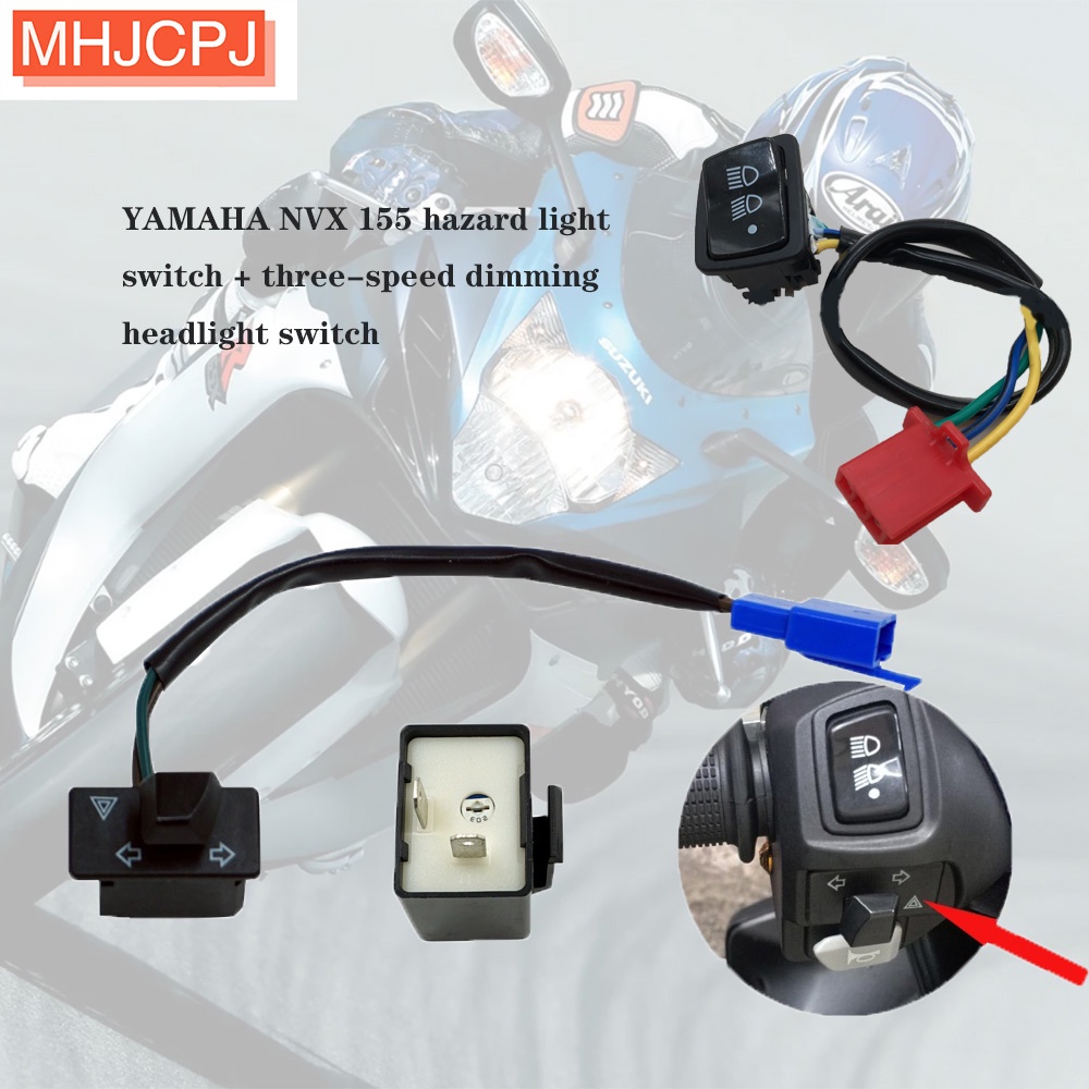 Công Tắc Đèn Pha + Công Tắc Ba Tốc Độ Chuyên Dụng Cho Xe YAMAHA NVX 155
