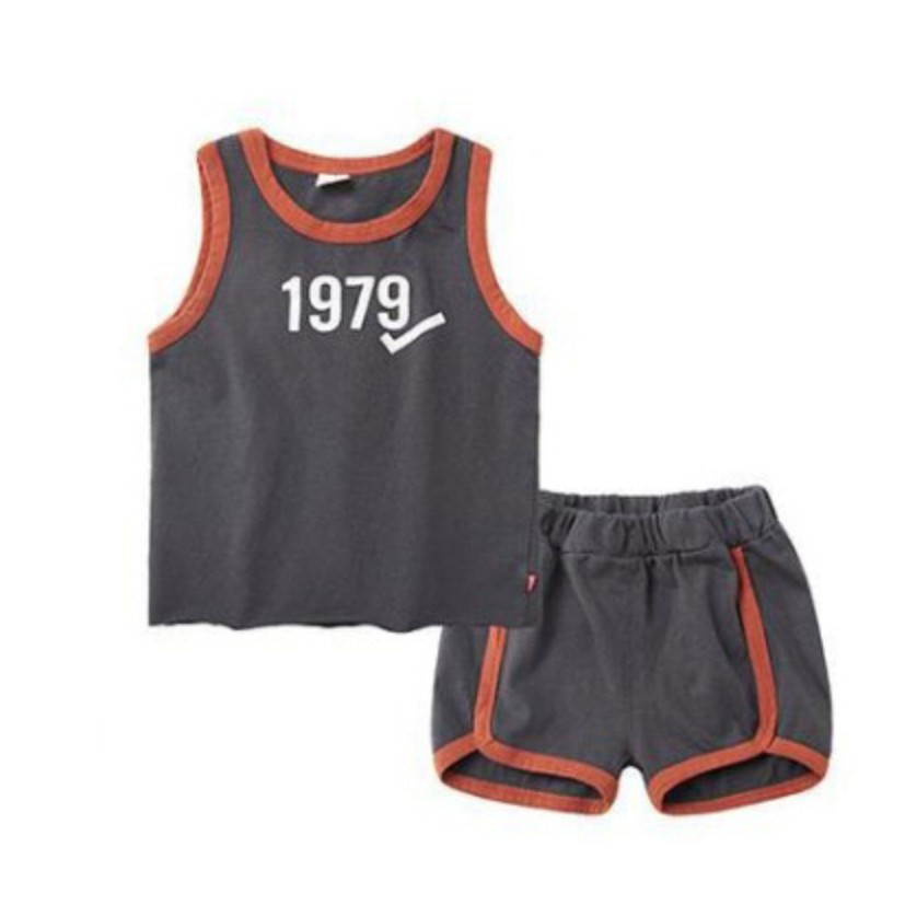 Set bộ quần áo ba lỗ số 1979 VEMZKIDS cho bé trai bé gái