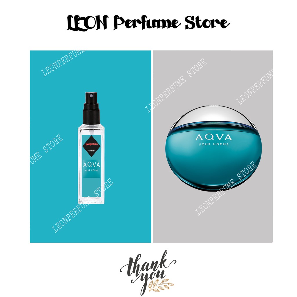 💎LEON💎 Mẫu thử nước hoa  bvl aqva 10 ml dạng xịt