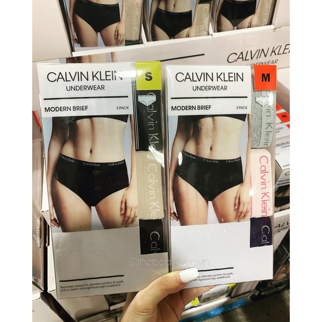 Pack 3 quần panties Calvin Klein