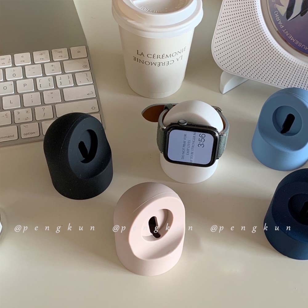 Đế Sạc Đồng Hồ Thông Minh Bằng Silicon Cho iwatch7 Generation 654se