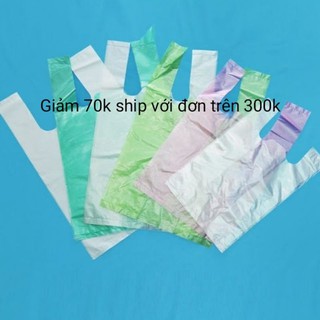 1kg Túi nilon 2 quai đựng thực phẩm không mùi