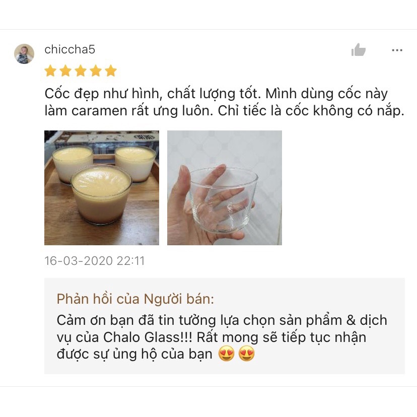 Cốc thủy tinh siêu mỏng Pudding & Panna Cotta - Libbey Cidra & Bormioli Rocco Bodega 220ml ~ 225ml