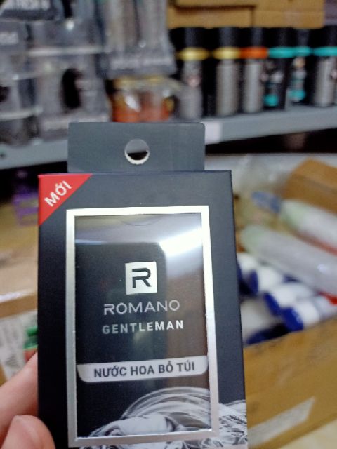 Nước hoa bỏ túi hàng khuyến mãi Romano Classic . Gentleman vip 17ml/hộp