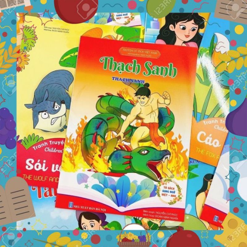 Set 20 quyển truyện cổ tích song ngữ việt anh cho độc giả nhí