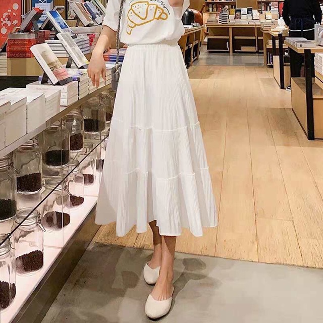 Chân váy dập ly 🍀( kèm hình thật) hàng QC | BigBuy360 - bigbuy360.vn