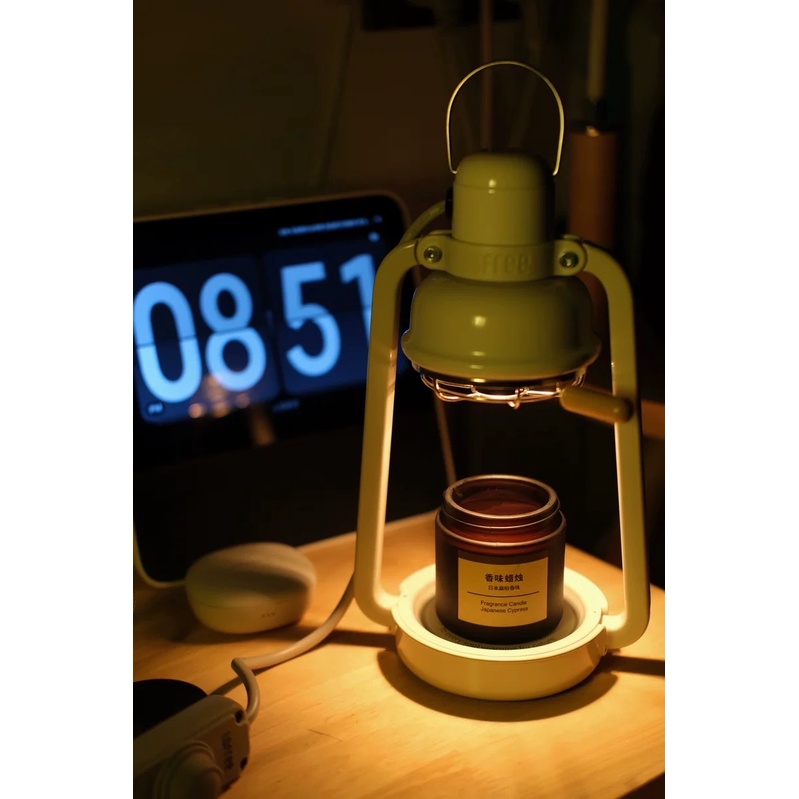 Đèn đốt nến thơm Lofree chính hãng phong cách đèn dầu vintage, tặng kèm 2 bóng đèn