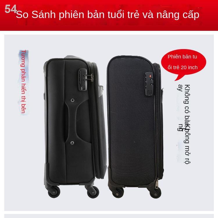 （Hộp kéo）Hộp không thấm nước oxford brazil hành lý của nam giới kinh doanh mạnh mẽ và bền mật khẩu bánh xe phổ thông vải