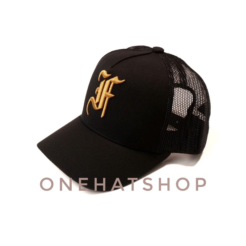 Nón trucker Logo F - Font Old English - brand Onehatshop- Chất lượng cao- rất đẹp