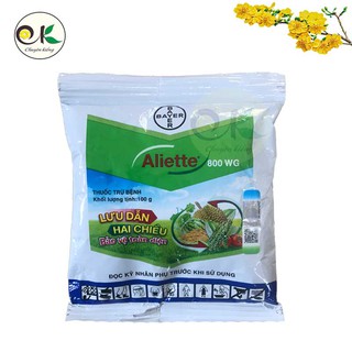 Aliette 800WG (Đặc trị vi khuẩn, thối thân, xì mủ cho các loại cây trồng) gói 100g