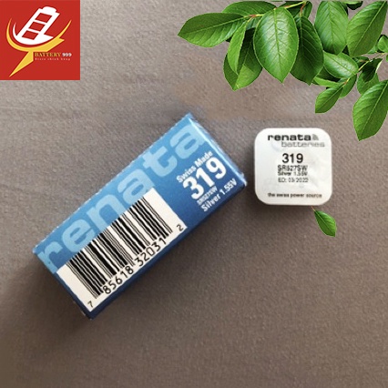 Viên pin đồng hồ Renata chính hãng Thụy Sĩ 527 SR527SW 319 vỉ 1 viên