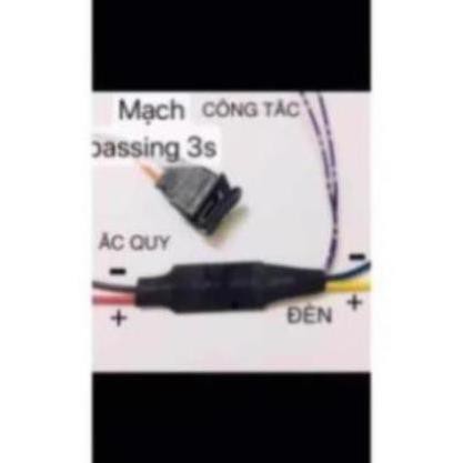 Mạch đá đèn passing 3s gắn đèn trợ sáng các loại L4,L4,L6x...Tặng công tắc