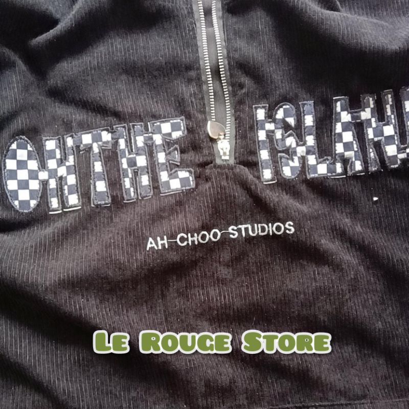 (Order) Áo polo nữ ulzzang mẫu mới hàng thu đông in chữ chất nhung gân cá tính old school (ảnh thật) | BigBuy360 - bigbuy360.vn