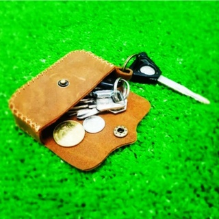 Ví Móc Khoá Dài, Da Bò Thật Handmade