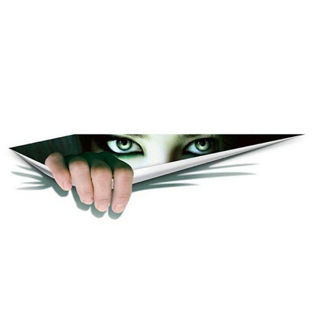 Miếng Dán Hình Đôi Mắt Đáng Sợ 3D Chống Thấm Nước Trang Trí Xe Hơi