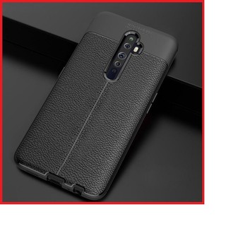 Ốp lưng vân da OPPO RENO 2F chống sốc Auto Focus