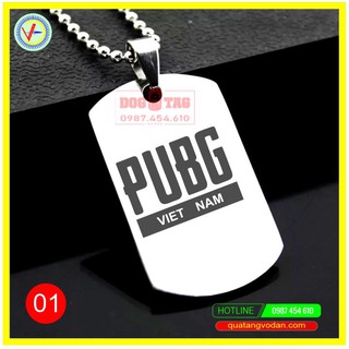 Thẻ bài Dogtag gamer PUBG