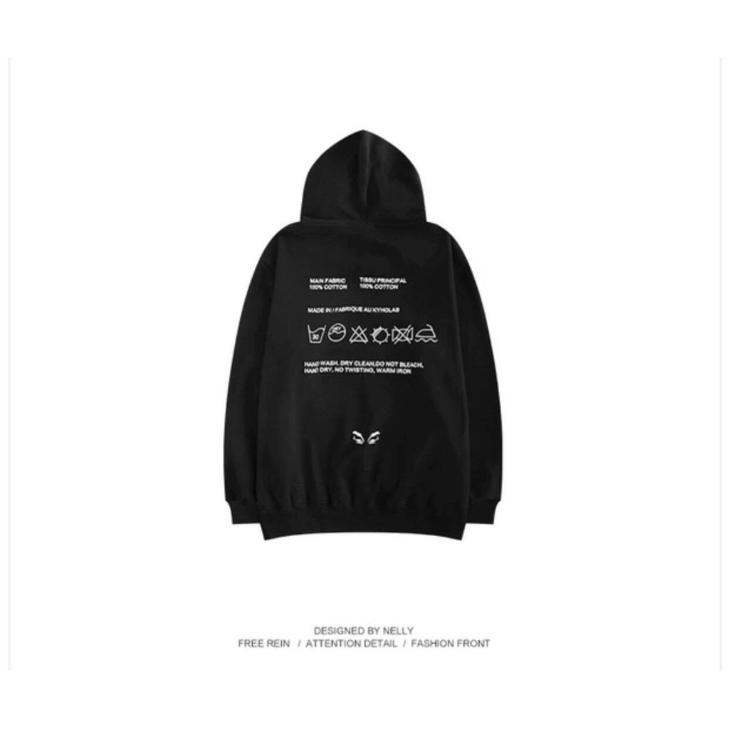ÁO HOODIE NỈ BÔNG NGOẠI PHONG CÁCH ULZZANG KIỂU DÁNG UNSIEX FORM RỘNG HỌA TIẾT CHỮ | BigBuy360 - bigbuy360.vn