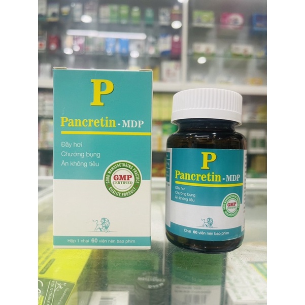 Pancretin - dùng khi bị đầy hơi, chướng bụng, ăn không tiêu