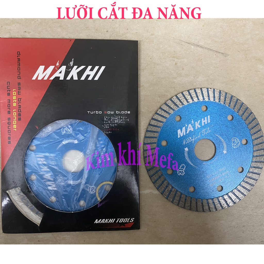(Hộp 10 lưỡi) Lưỡi cắt gạch đa năng Makhi 110x1.8 - Lưỡi cắt bê tông, cắt đá hàng loại I