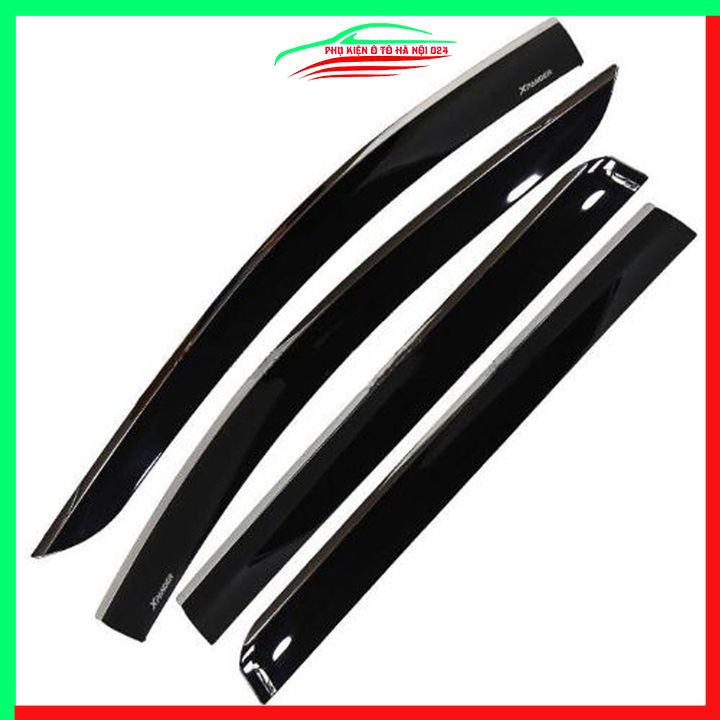 Vè che mưa cho ô tô Xpander 2018-2020 chỉ inox bảo vệ xe