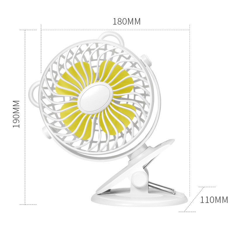 Quạt USB kẹp bàn làm mát tiện dụng