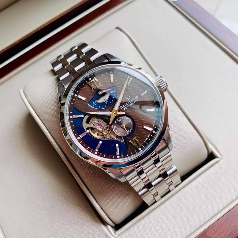 ĐỒNG HỒ NAM CHÍNH HÃNG ORIENT STAR LAYERED SKELETON RE-AV0B02Y00B Phiên Bản kỷ niệm 70 năm thành lập thương hiệu.