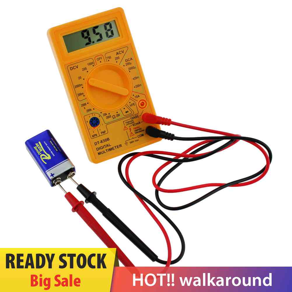 Vạn Năng Kế Điện Tử DT-830B AC / DC 750 / 1000V Có Màn Hình LCD