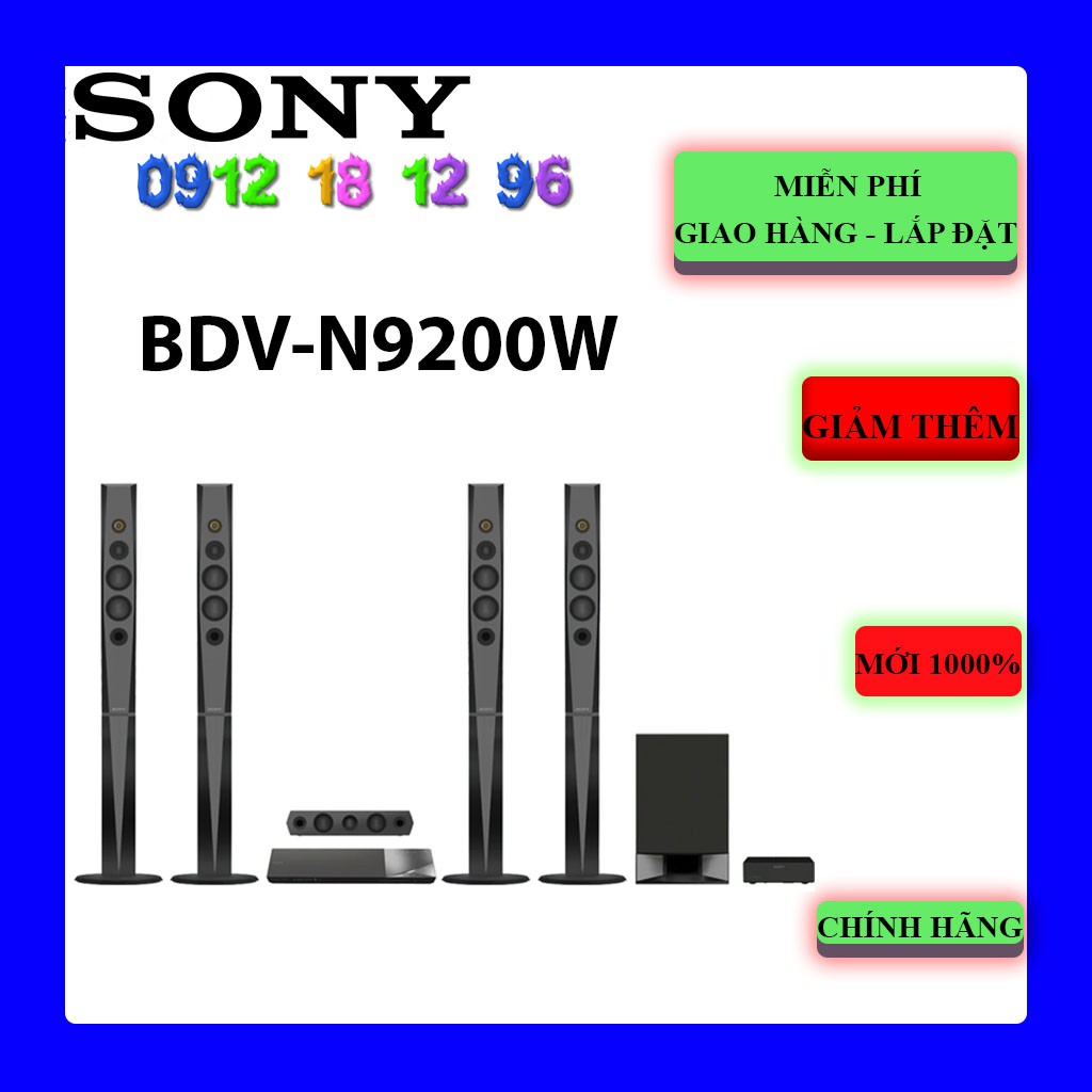 Dàn âm thanh Sony 3D Blu-ray 5.1 BDV-N9200W