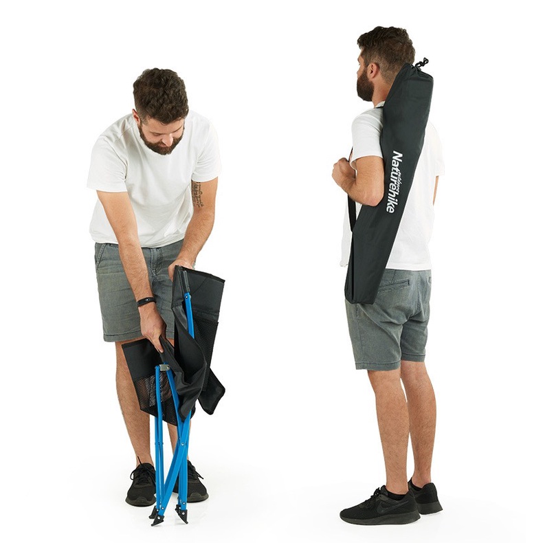 Ghế gấp dã ngoại Naturehike NH18X004 Thổ cẩm Vàng Đen Đỏ | BigBuy360 - bigbuy360.vn
