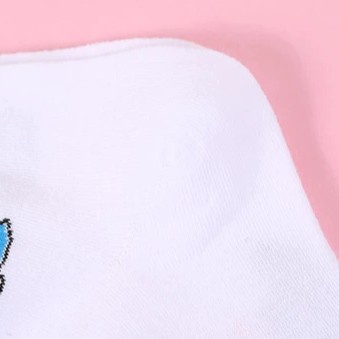 Vớ Cotton Cổ Thuyền In Họa Tiết Hoạt Hình Phong Cách Hàn Quốc Thời Trang Cho Học Sinh