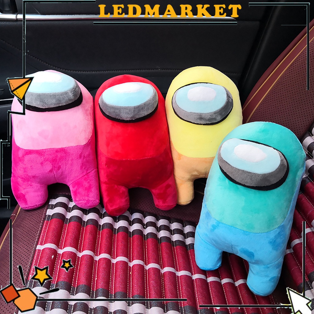 ledmarket 3D Among Us Game Figure Cartoon Anime Toy Showcase Decor Children Boys Gift Doll