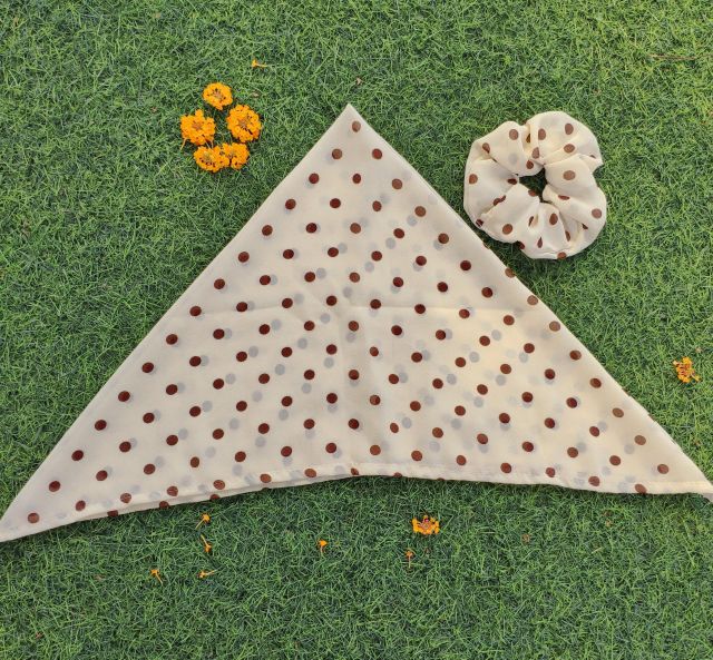 Khăn chùm đầu Bandana chụp ảnh cực xinh - Khăn vải đa năng làm turban, headband, khân quàng cổ,...dễ thương giá rẻ