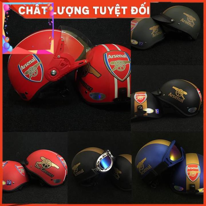 Mũ bảo hiểm bóng đá Arsenal | Nón bảo hiểm Arsenal