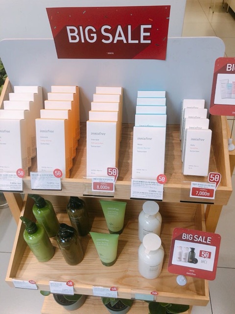 Kem chống nắng Innisfree mua sale 50% chuẩn Store tại Hàn Quốc