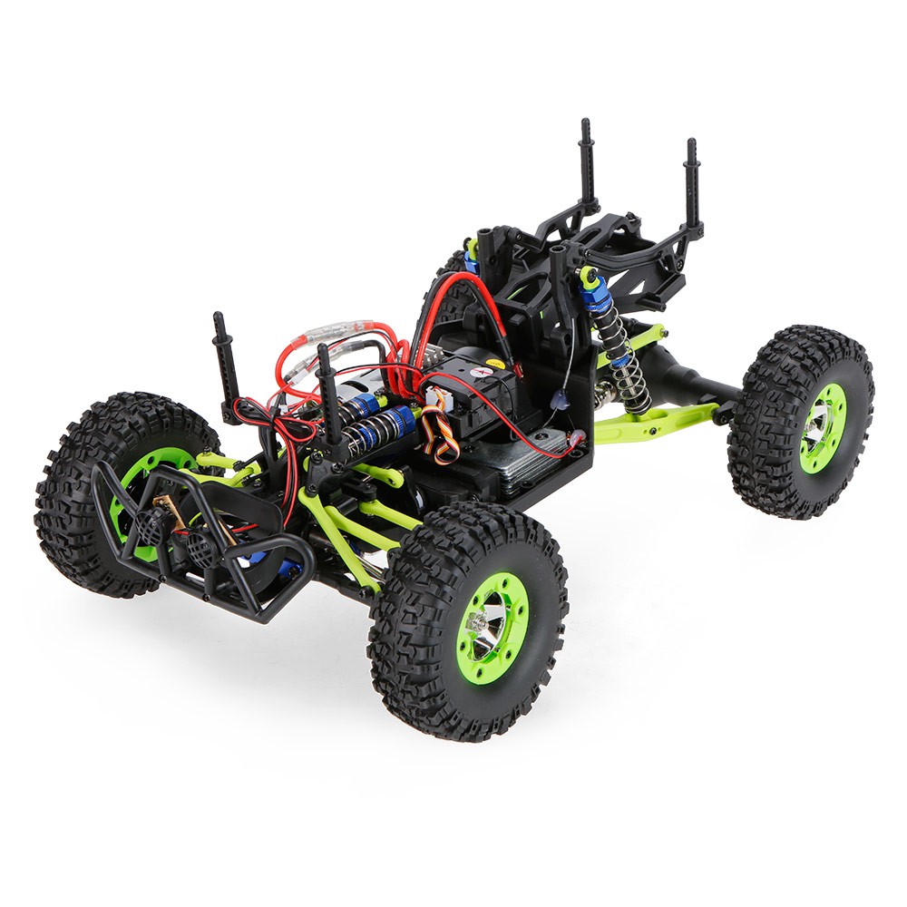 Ô Tô - Xe Điều Khiển Địa Hình Từ Xa Rock Crawler Wltoys 12427 tỉ lệ 1:12 50 km 4WD