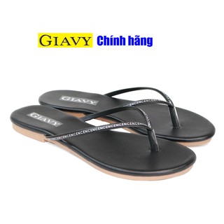Dép kẹp nữ giavy quai nhỏ unk525
