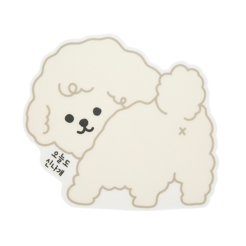 Miếng Lót Chuột ARTBOX Hàn Quốc Mỏng Hình Bichon
