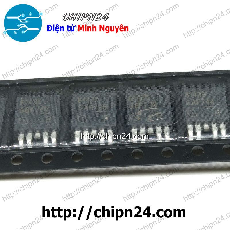 [1 CON] (SOP) IC 6143D TO-252-4 (SMD Dán) (BTS6143D 6143 IC Power Max 35V 33A 59W)