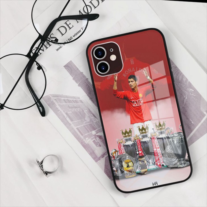 Ốp kính cường lực CR7 C.Ronaldo siêu nhân Cực Hiếm cho tất cả các đời Iphone năm 2021 OK-FOO2001021