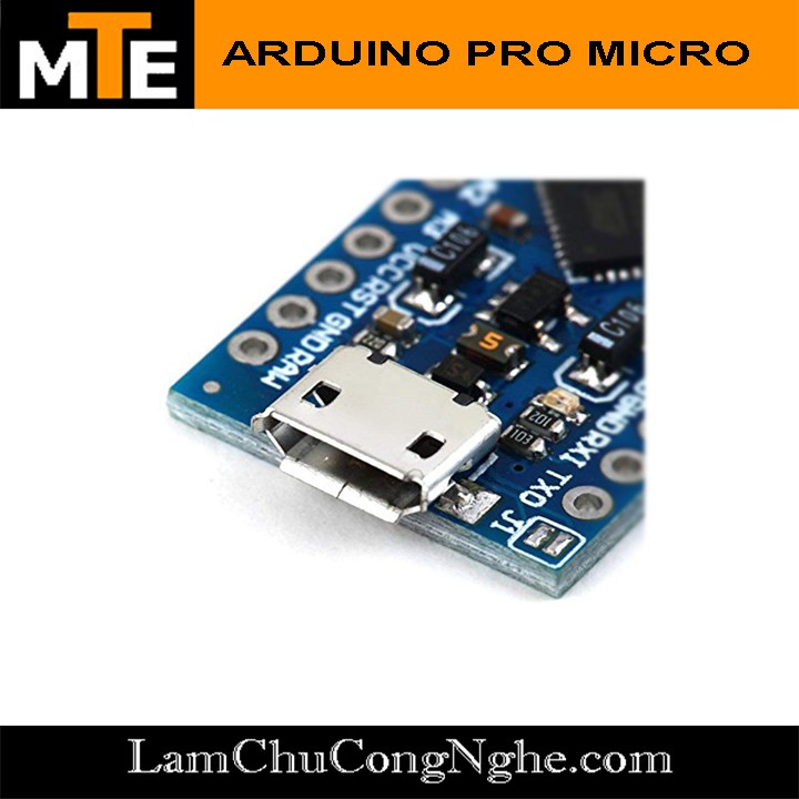 Mạch Arduino PRO MICRO 5V-16Mhz Atmega32U4 (board phát triển)