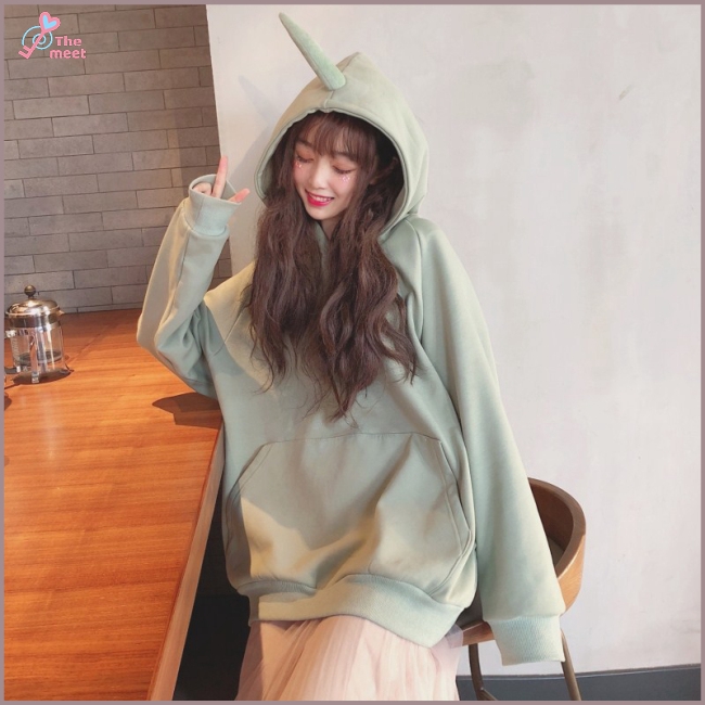 Áo hoodie kiểu dáng teletubbies dễ thương dành cho nữ