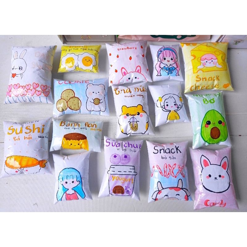 Squishy giấy 2D nhiều mẫu mã đa dạng siêuu cute,slow cực kì🥰🥰|Cheese cute