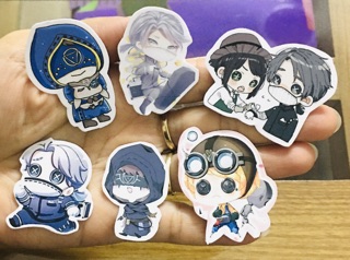 6 stiker Game ldentity V /ticker ldentity V có ép lụa bóc dán