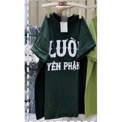 Áo Thun Tay Lỡ Chữ MỆT LƯỜI BIGOMALL - Áo Phông Nam Nữ Unisex Form Rộng Vải Thun Cotton Phong Cách Freesize 65kg